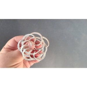 Sarah Coventry Tailored Swirl Silver Brooch